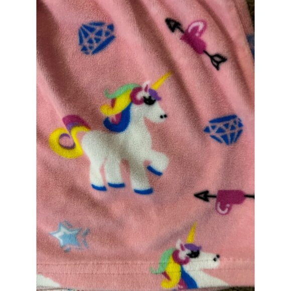 Unicorn Sleep Shorts Girls L Used Plush Dream Pajama Lounge - Picture 12 of 12
